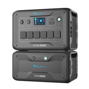 - PowerOak Bluetti AC300 + B300 solar generator combo - Powerbanks - AC300