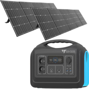 Voltero PS18 1500Wh + 2 x S200 Solarpanel-Paket